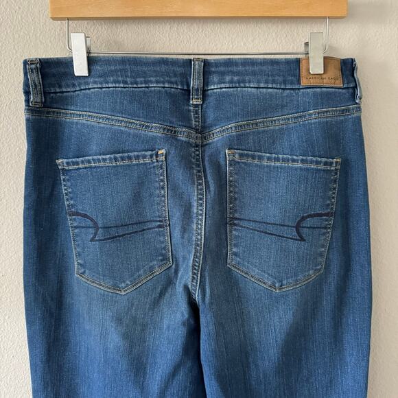 American Eagle Ne(x)t Level Stretch Curvy Hi-Rise Jeggings Jeans Size 16 - Picture 5 of 7